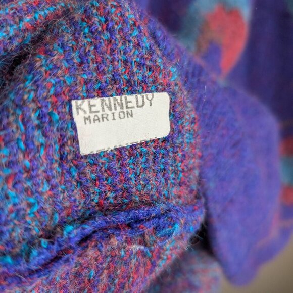 P.G.E. Vintage paisley mohair wool blend long cardigan - Picture 11 of 12